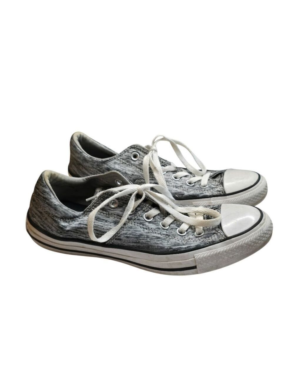Converse Gray Heathered Low Top Sneakers Womens 9
